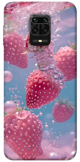 Чохол на Xiaomi Redmi Note 9s / Note 9 Pro / Note 9 Pro Max Полуниця в воді фото 1 з 1