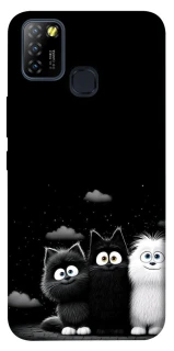 Чехол на Infinix Hot 10 Lite Three Cats фото 1 из 1