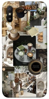 Чехол на Xiaomi Redmi 9A Coffee collage ver.4 фото 1 из 1
