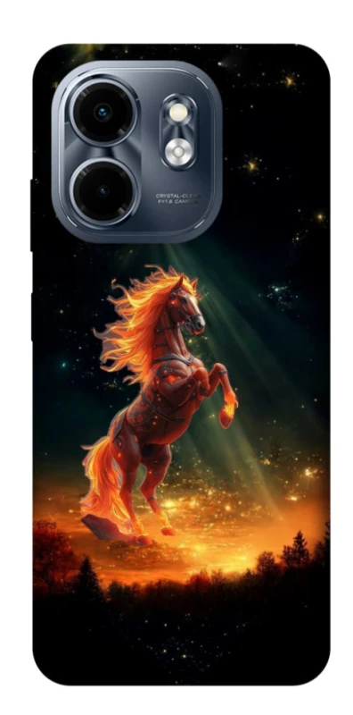 Чохол на Infinix Smart 9 4G / Hot 50i Red Fire Horse ver.2 фото 1 з 1