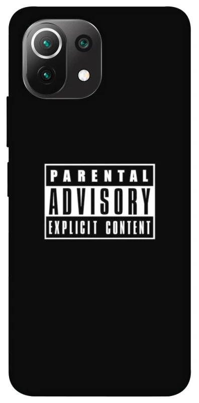 Чохол на Xiaomi Mi 11 Lite Parental Advisory Label фото 1 з 1