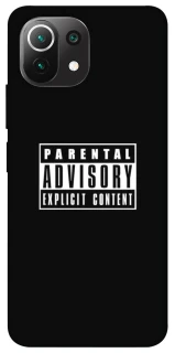 Чохол на Xiaomi Mi 11 Lite Parental Advisory Label фото 1 з 1