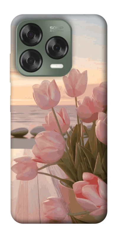 Чохол на ZTE Nubia V70 Design Morning Flowers zon фото 1 з 1