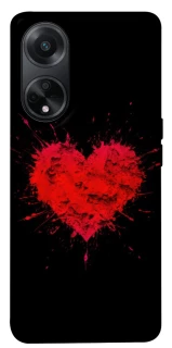 Чохол на Oppo A58 4G Splash heart фото 1 з 1