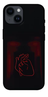Чехол на Apple iPhone 14 (6.1") Красное сердце фото 1 из 1