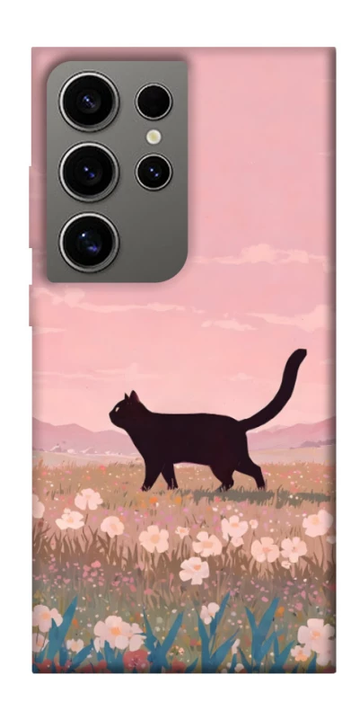 Чохол на Samsung Galaxy S24 Ultra cat on a field фото 1 з 1