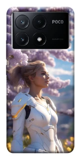 Чехол на Xiaomi Poco X6 Cyber space girl ver.1 фото 1 из 1