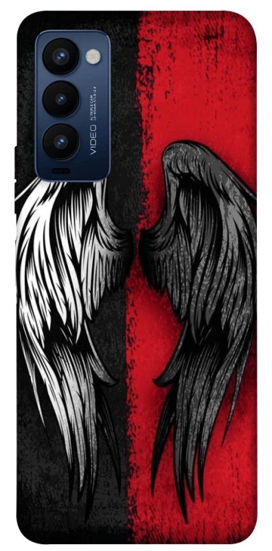 Чехол на TECNO Camon 18 Angel and Devil фото 1 из 1