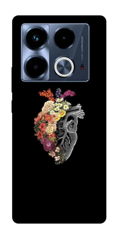 Чохол на Infinix Note 40 4G Heart with flowers фото 1 з 1