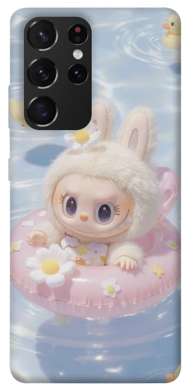 Чохол на Samsung Galaxy S21 Ultra Labubu swimming фото 1 з 1