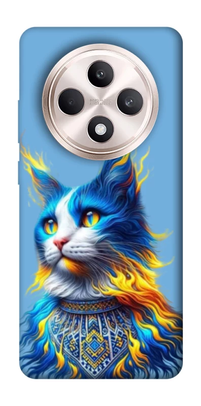 Чохол на Oppo Reno 12 F 4G/5G Кіт патріот фото 1 з 1