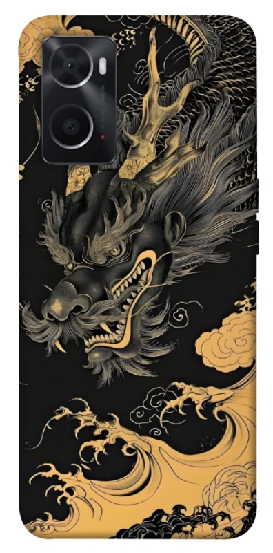 Чохол на Oppo A76 4G gold dragon фото 1 з 1