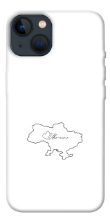 Чохол на Apple iPhone 13 (6.1") Ukraine map фото 1 з 1