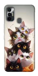 Чохол на TECNO Spark 7 Сat eyes фото 1 з 1