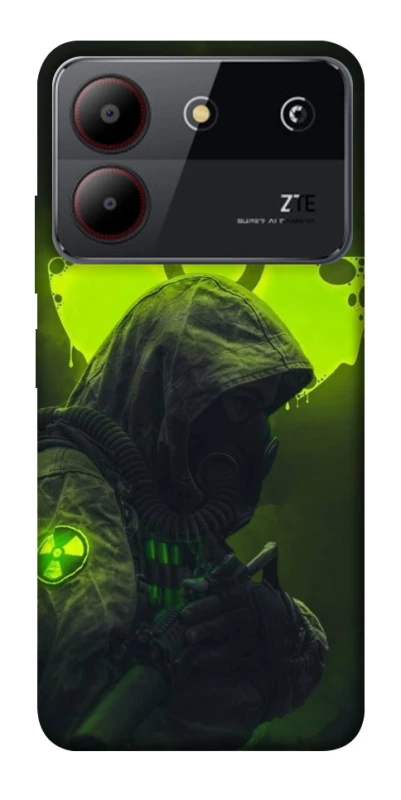 Чехол на ZTE Blade A54 4G Радиация v5 фото 1 из 1