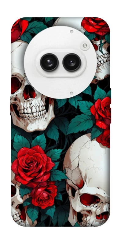 Чохол на Nothing Phone (2a) skull and rose фото 1 з 1