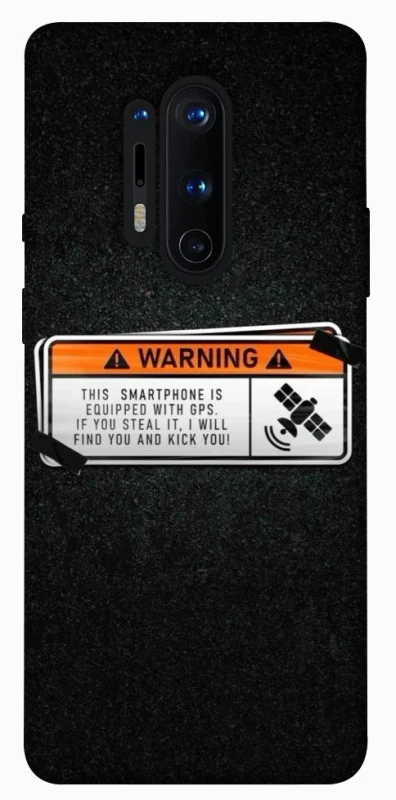 Чохол на OnePlus 8 Pro Warning фото 1 з 1