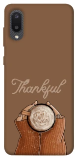 Чохол на Samsung Galaxy A02 Thankful coffee фото 1 з 1