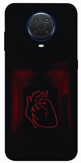 Чохол на Nokia G20 / G10 / 6.3 Червоне серце фото 1 з 1