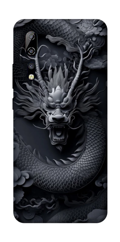 Чохол на ZTE Axon 10 Pro black dragon фото 1 з 1