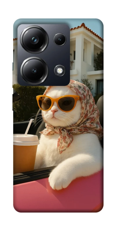 Чохол на Xiaomi Poco M6 Pro 4G Stylish Cat Cruise фото 1 з 1