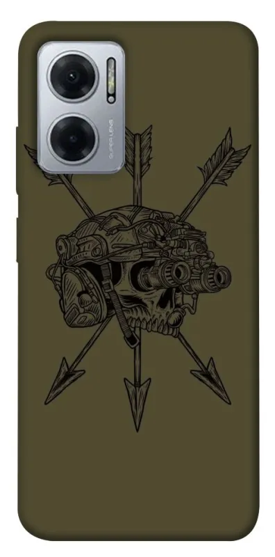 Чохол на Xiaomi Redmi Note 11E Mil skull фото 1 з 1