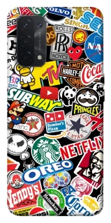 Чохол на Oppo A54 5G / A74 5G brands фото 1 з 1