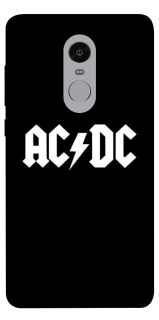 Чехол на Xiaomi Redmi Note 4X / Note 4 (Snapdragon) AC/DC logo фото 1 из 1