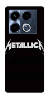 Чехол на Infinix Note 40 4G Metallica logo фото 1 Чехол на Infinix Note 40 4G Metallica logo фото 1 из 1