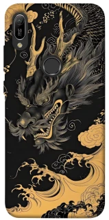 Чохол на Huawei Y6 (2019) gold dragon фото 1 з 1