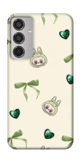 Чохол на Samsung Galaxy M35 Labubu Green Heart фото 1 з 1