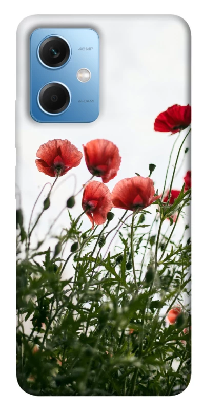 Чехол на Xiaomi Redmi Note 12 5G Поле маков фото 1 из 1