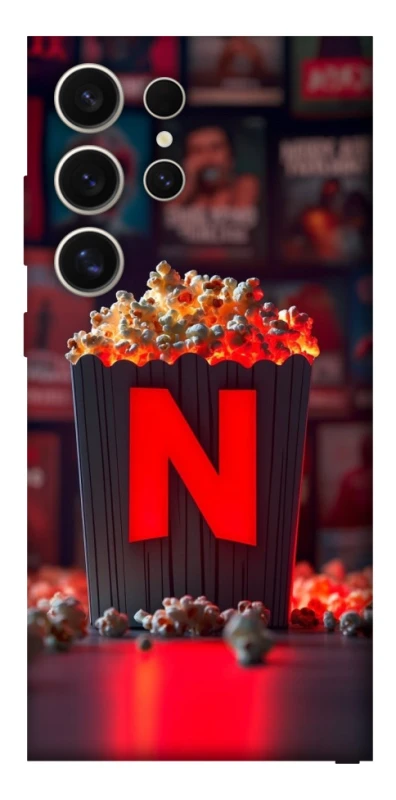 Чохол на Samsung Galaxy S25 Ultra Netflix and popcorn фото 1 з 1