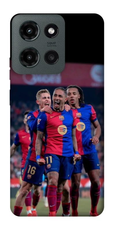 Чехол на Motorola Moto G Power (2025) FC Barcelona team фото 1 из 1