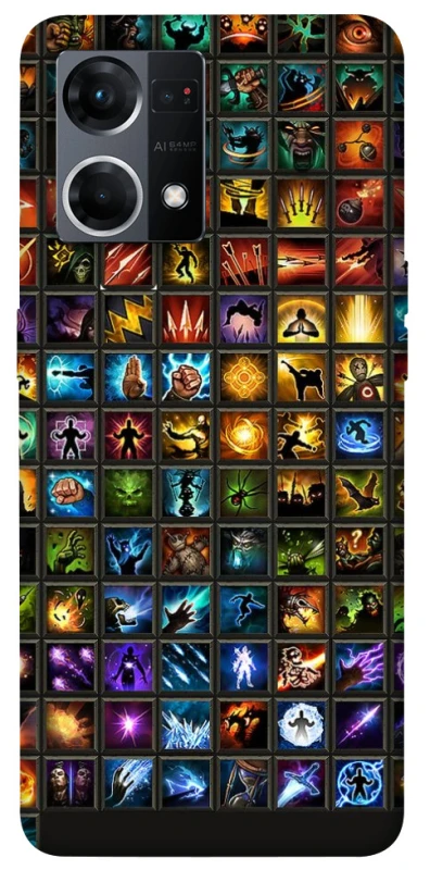 Чохол на Oppo Reno 7 4G Abilities menu ver.3 фото 1 з 1