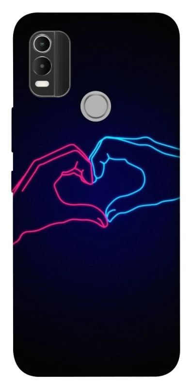 Чохол на Nokia C21 Plus Neon love фото 1 з 1