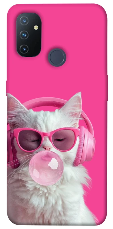 Чохол на OnePlus Nord N100 Pink kitty фото 1 з 1