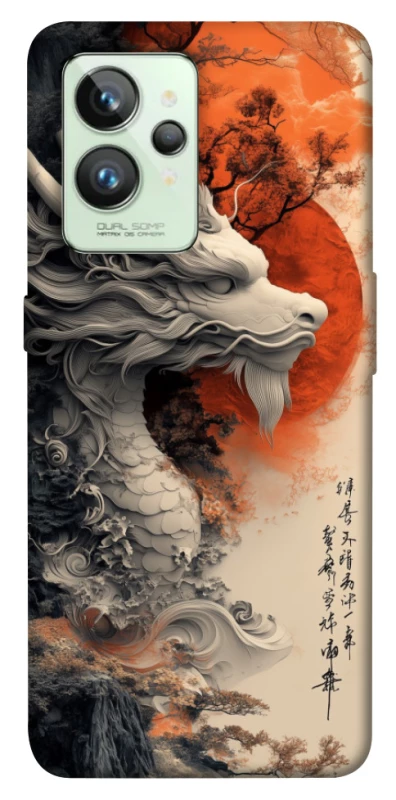 Чехол на Realme GT2 white dragon фото 1 из 1