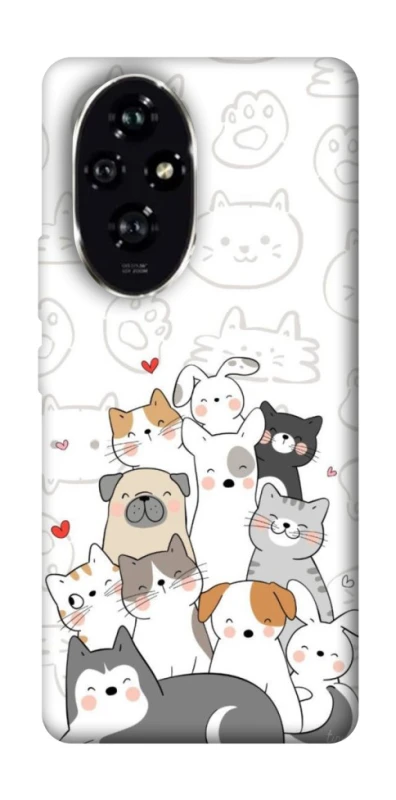 Чехол на Honor 200 Funny Pets фото 1 из 1