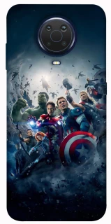Чехол на Nokia G20 / G10 / 6.3 Marvel heroes фото 1 из 1