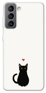 Чохол на Samsung Galaxy S21 FE cat in love фото 1 Чохол на Samsung Galaxy S21 FE cat in love фото 1 з 1