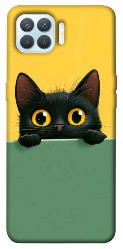 Чохол на Oppo F17 Pro Black cat v2 фото 1 з 1