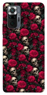 Чехол на Xiaomi Redmi Note 10 Pro Черепа и розы фото 1 из 1