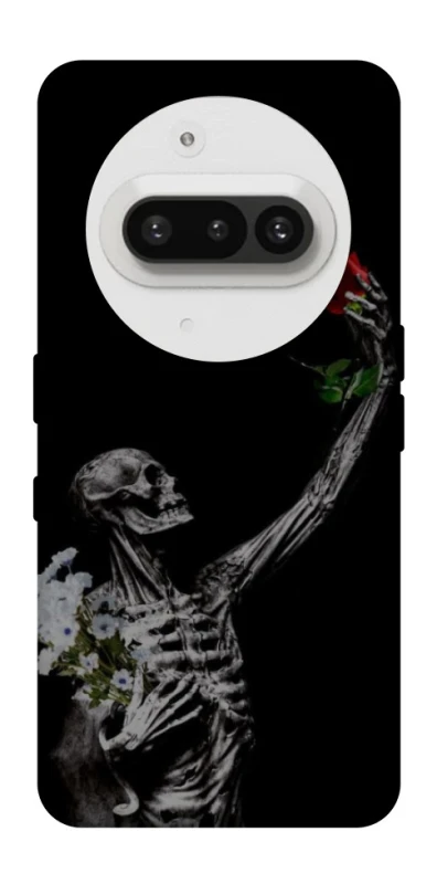 Чехол на Nothing Phone (3a) Skeleton vs Rose фото 1 из 1