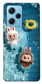 Чохол на Xiaomi Poco X5 Pro 5G Labubu in the pool фото 1 з 1