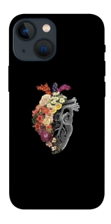 Чохол на Apple iPhone 13 mini (5.4") Heart with flowers фото 1 з 1