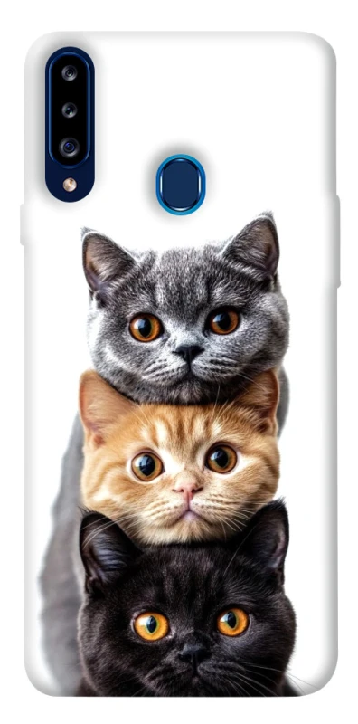 Чохол на Samsung Galaxy A20s Гарні котики фото 1 з 1