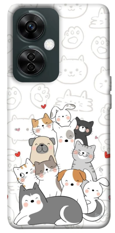 Чехол на OnePlus Nord CE 3 Lite Funny Pets фото 1 из 1