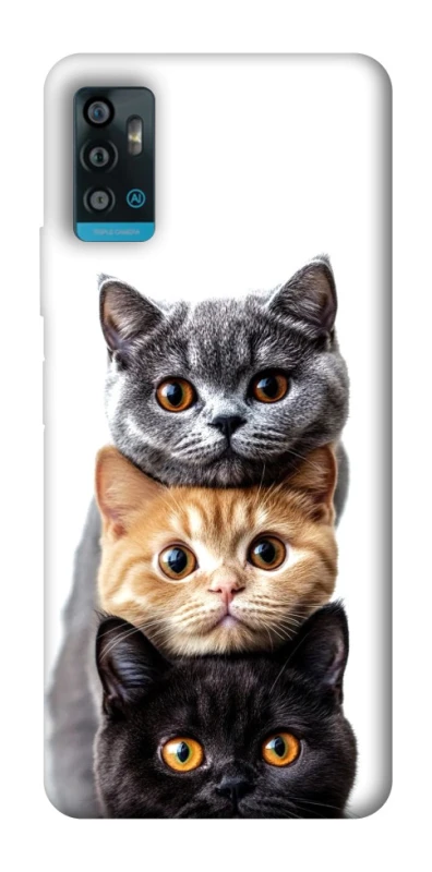 Чохол на ZTE Blade A71 Гарні котики фото 1 з 1