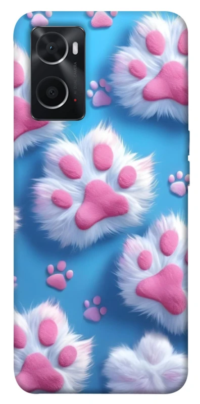 Чохол на Oppo A76 4G Cat paw фото 1 з 1